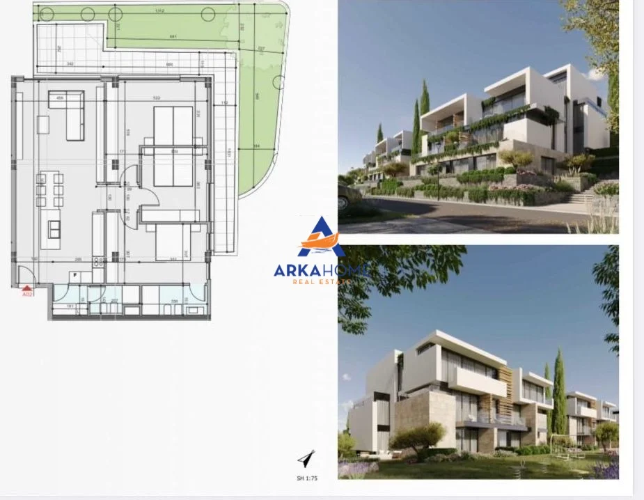 Tirane, shitet apartament 1+1+Ballkon Kati 0, 90 m² 