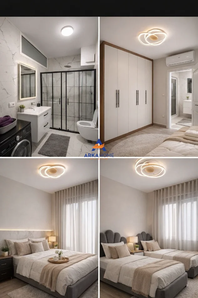 Tirane, jepet me qera apartament 2+1+Ballkon Kati 3, 83 m² 950 € 