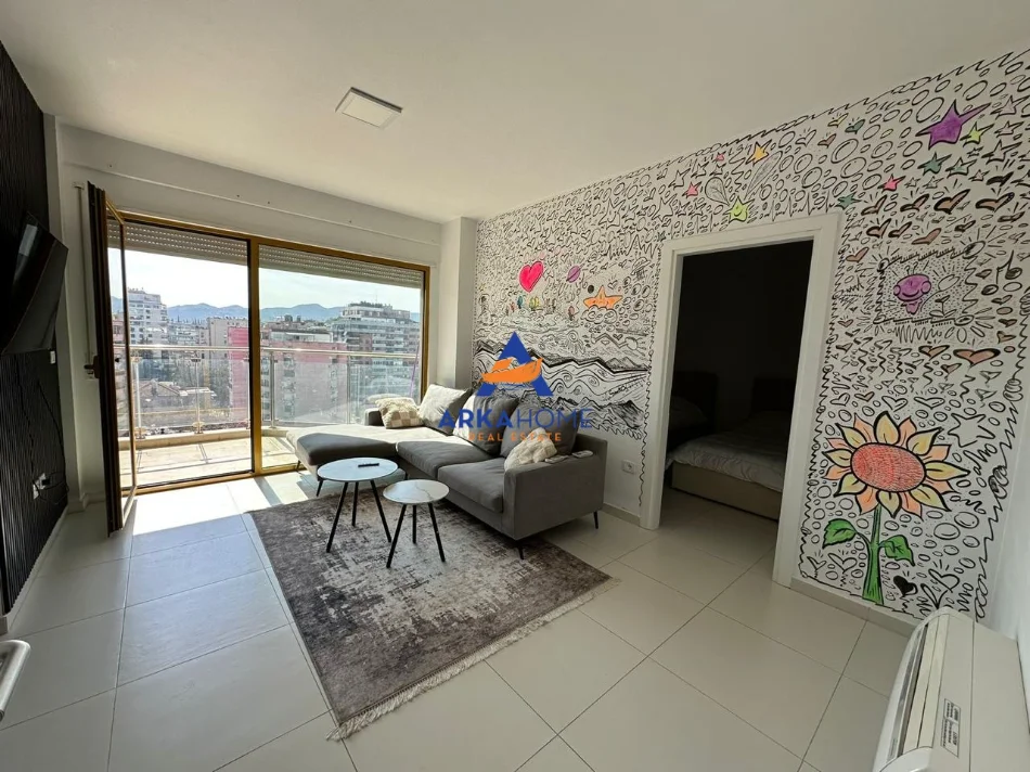 Tirane, jepet me qera apartament 2+1+Ballkon Kati 10, 56 m² 1.500 € 