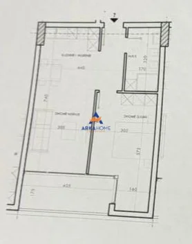 Tirane, shitet apartament 1+1+Ballkon Kati 7, 75 m² 90.600 € 