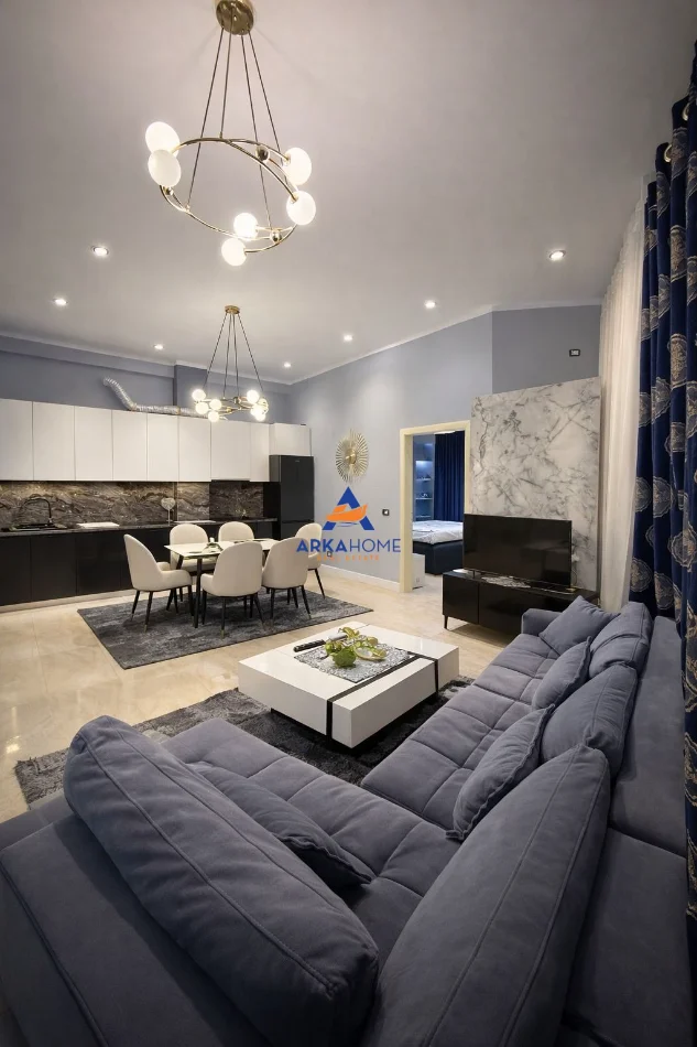Tirane, jepet me qera apartament 1+1+Ballkon Kati 1, 55 m² 450 € 