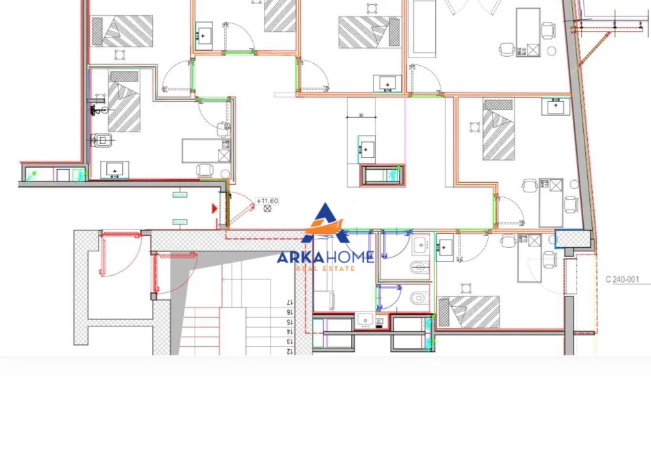 Tirane, jepet me qera ambjent biznesi Kati 3, 150 m² 5.000 € (STADIUMI AIR ALBANIA)