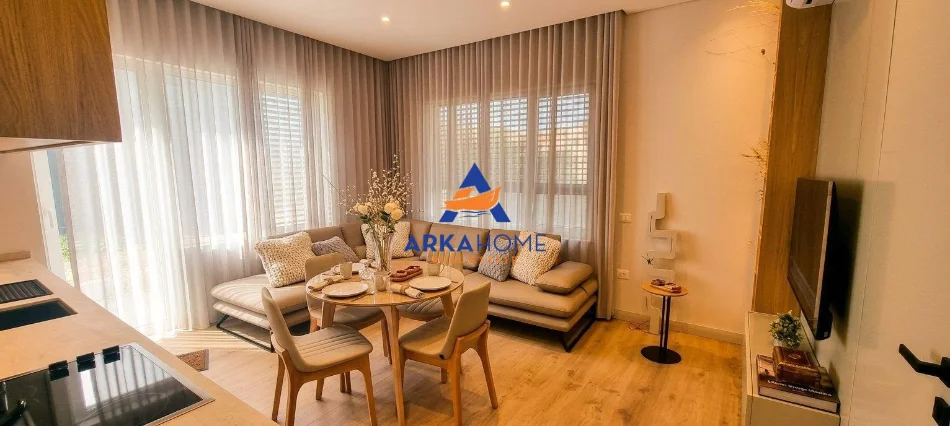 Tirane, jepet me qera apartament 1+1+Ballkon Kati 2, 50 m² 800 € 