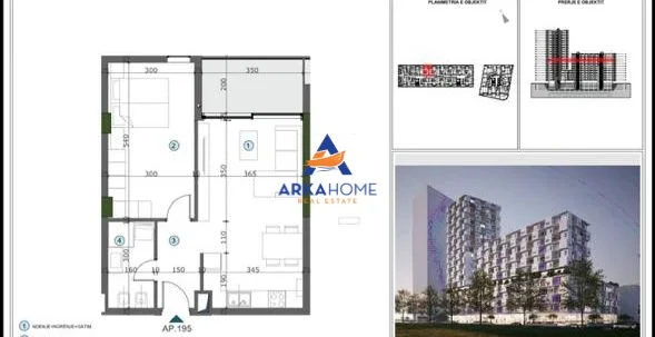 Tirane, shitet apartament 1+1+Ballkon Kati 9, 121 m² 