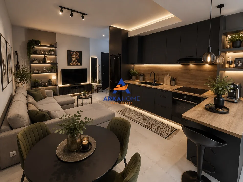 Tirane, shitet apartament 1+1+Ballkon Kati 5, 64 m² 105.000 € 