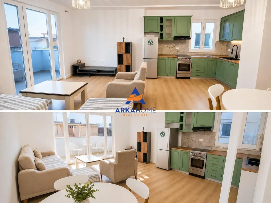 Tirane, jepet me qera apartament 2+1+Ballkon Kati 9, 100 m² 611 € 
