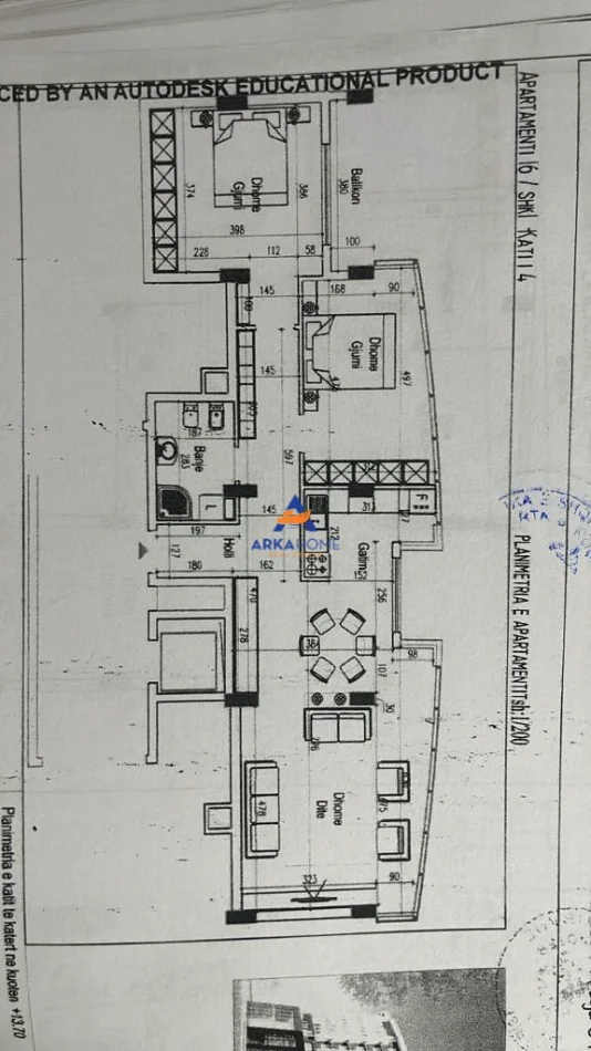 Tirane, shitet apartament 1+1+Ballkon , 116 m² 320.000 € 