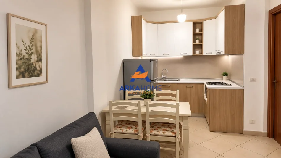Tirane, jepet me qera apartament 1+1+Ballkon Kati 2, 55 m² 351 € 