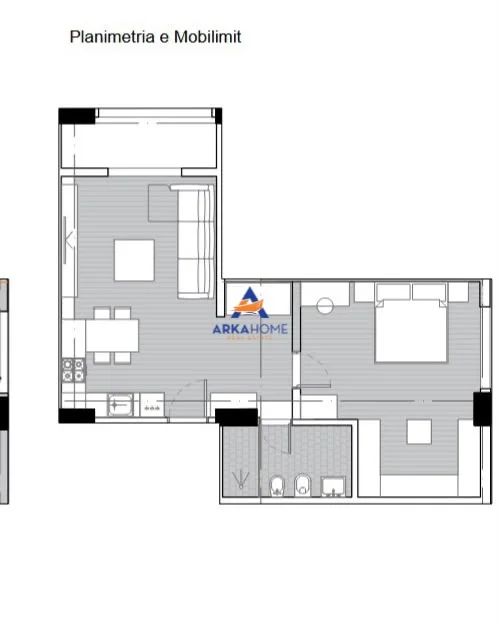 Pogradec, shitet apartament 1+1+Ballkon Kati 0, 79 m² 87.791 € (POGRADEC)