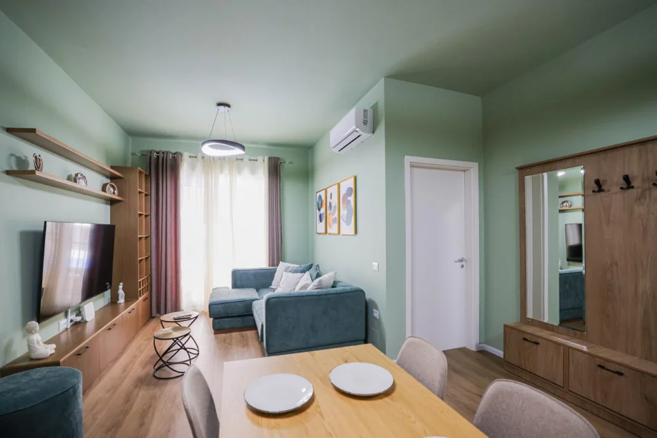 Tirane, shitet apartament 1+1+Ballkon Kati 3, 60 m² 119.000 € (Ali Demi | Kompleksi Mangalem21 (Kaimi))