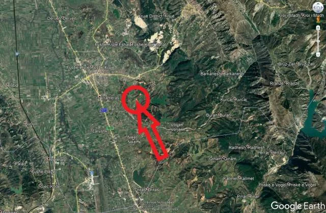 Kruje, Shitet Toke Are me siperfaqe 9.750 m², Cmimi Referues 3,000,000 Leke (Halil)