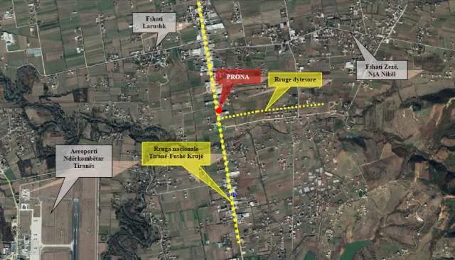 Fushe Kruje, Shitet Tokë Arë 3.800 m², Cmimi Fillestar 4.596.480 Leke