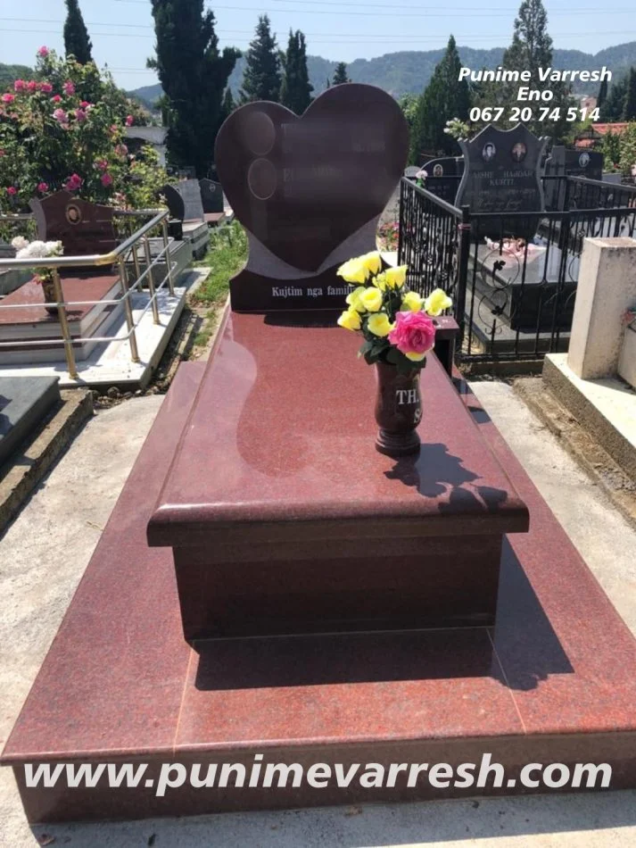 Tirane, ofroj Varre granit ne forme zemre - granit i kuq imperial