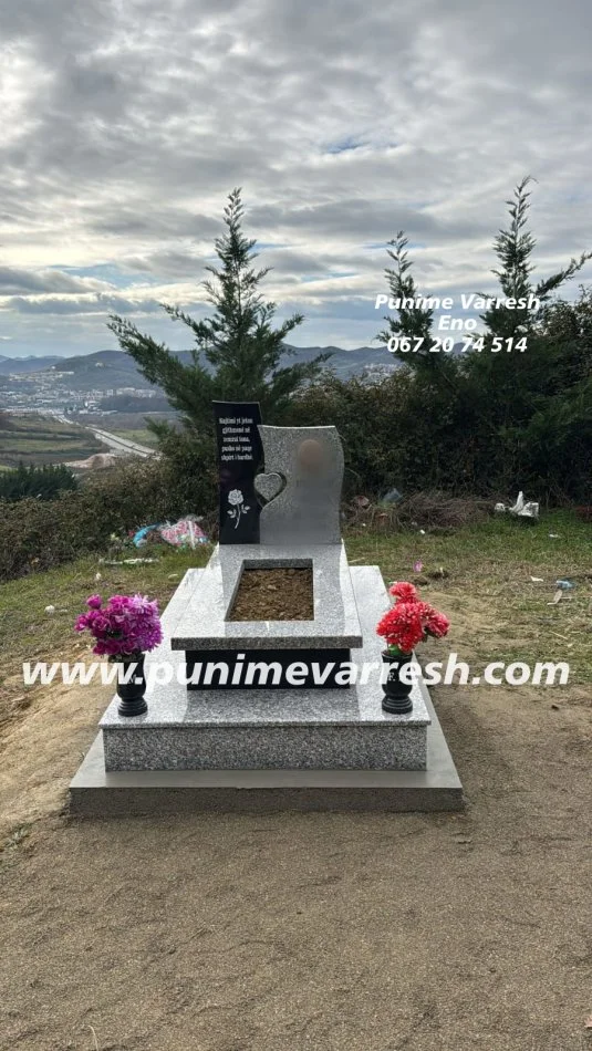 Tirane, ofroj Punime varresh - modele varresh graniti ne forme zemre