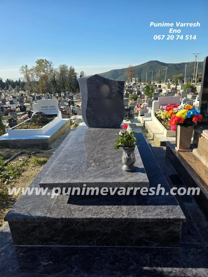 Tirane, ofroj Punime Varresh Eno Tuifne - Granit Veizag Blue - Modeli Varrit Gonxhe