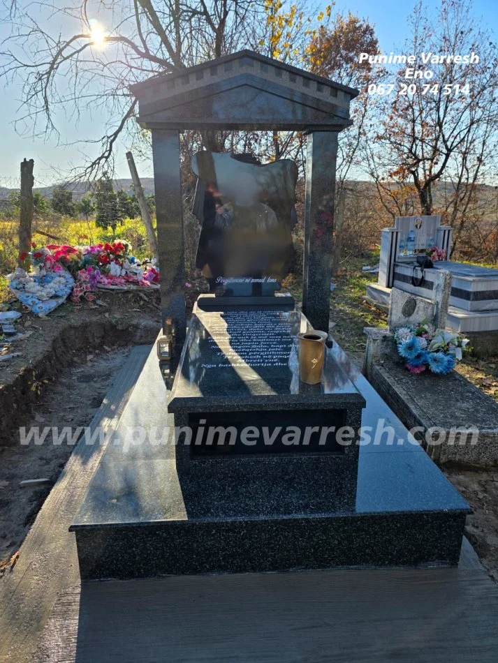 Tirane, ofroj Punime Varresh Granit Hassan Green - Modele Varresh Me Kollona - Belsh