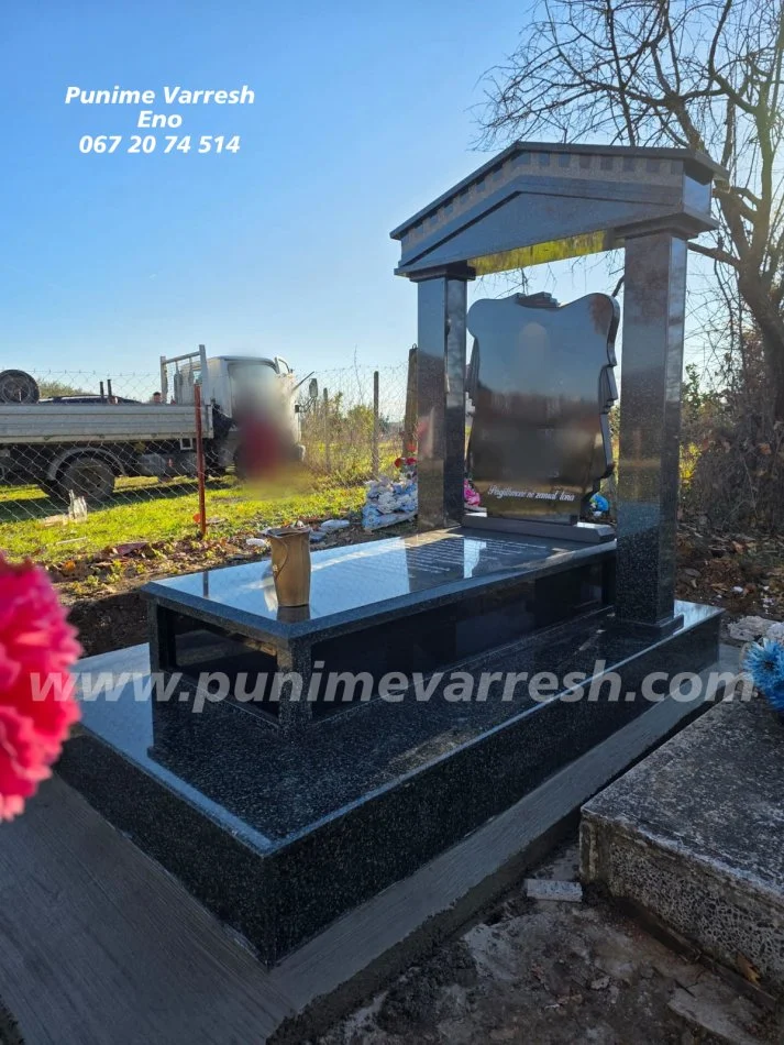 Tirane, ofroj Punime Varresh Granit Hassan Green - Modele Varresh Me Kollona - Belsh