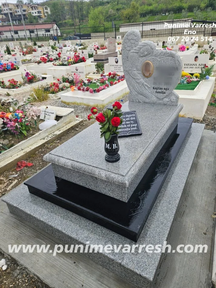 Tirane, shes Punime Varresh | Modele Varresh Me Engjell Te Gdhendur Ne Granit - Varrezat Sharre 300 €