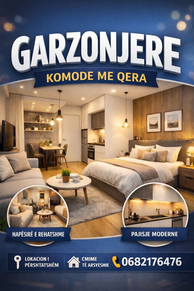 Tirane, jepet me qera garsonier 1+1 Kati 1, 35 m² 600 € (rruga sami frasheri)