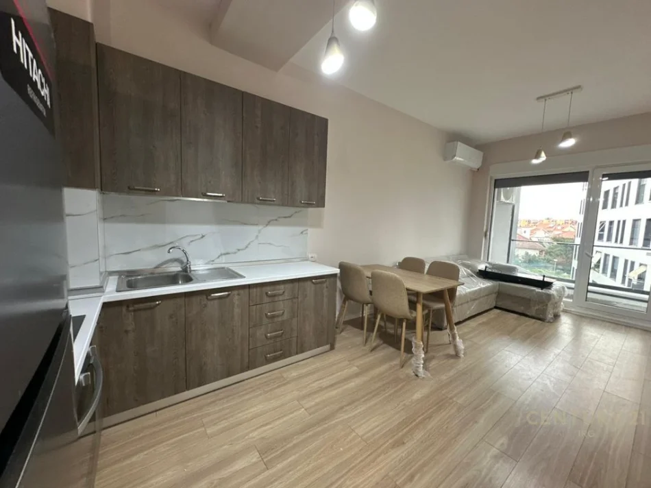 Tirane, jepet me qera apartament 1+1 Kati 3, 57 m² 650 € (Kompleksi Magnet)
