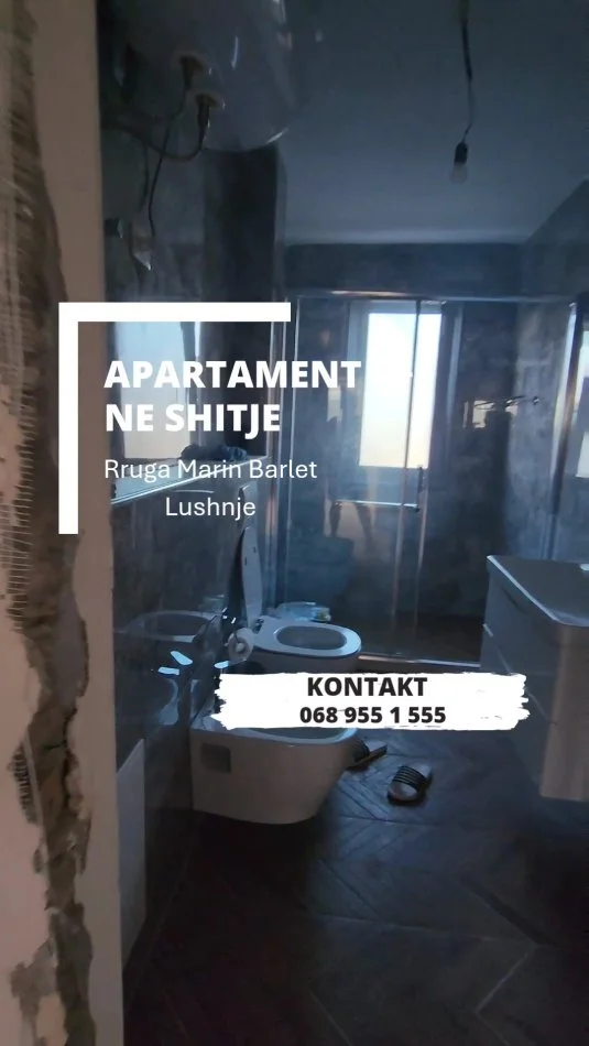Lushnje, shitet apartament 1+1 Kati 5, 