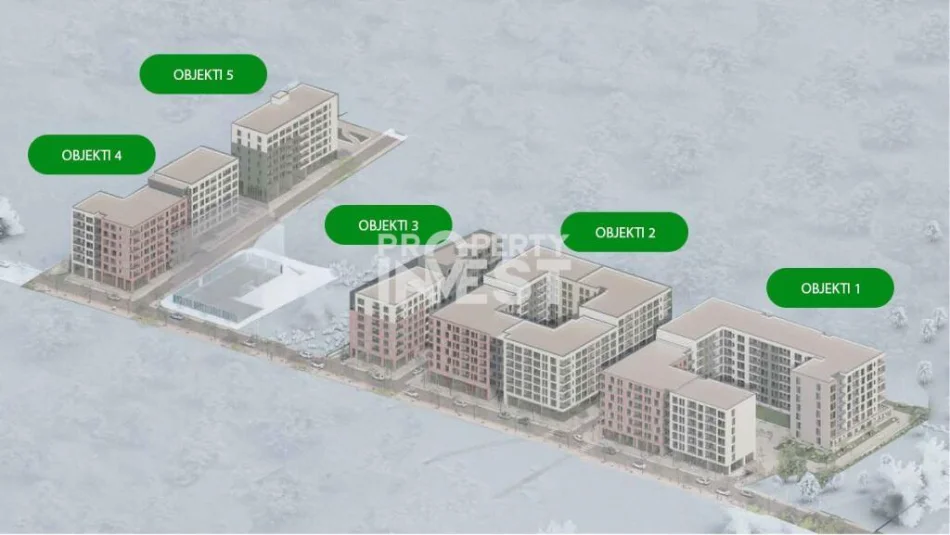 Tirane, shitet apartament 1+1 Kati 2, 65 m² 77.500 € (Paskuqan)