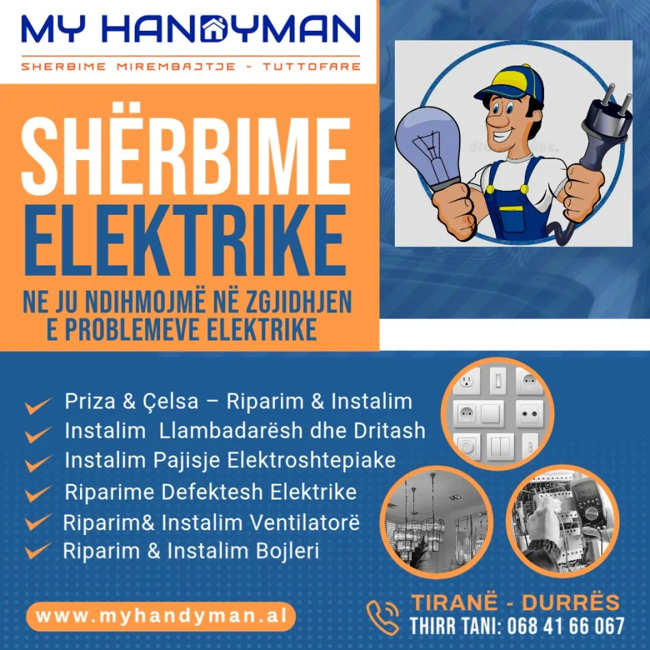 Durres, ofroj Riparime dhe shërbime elektrike në Durrës