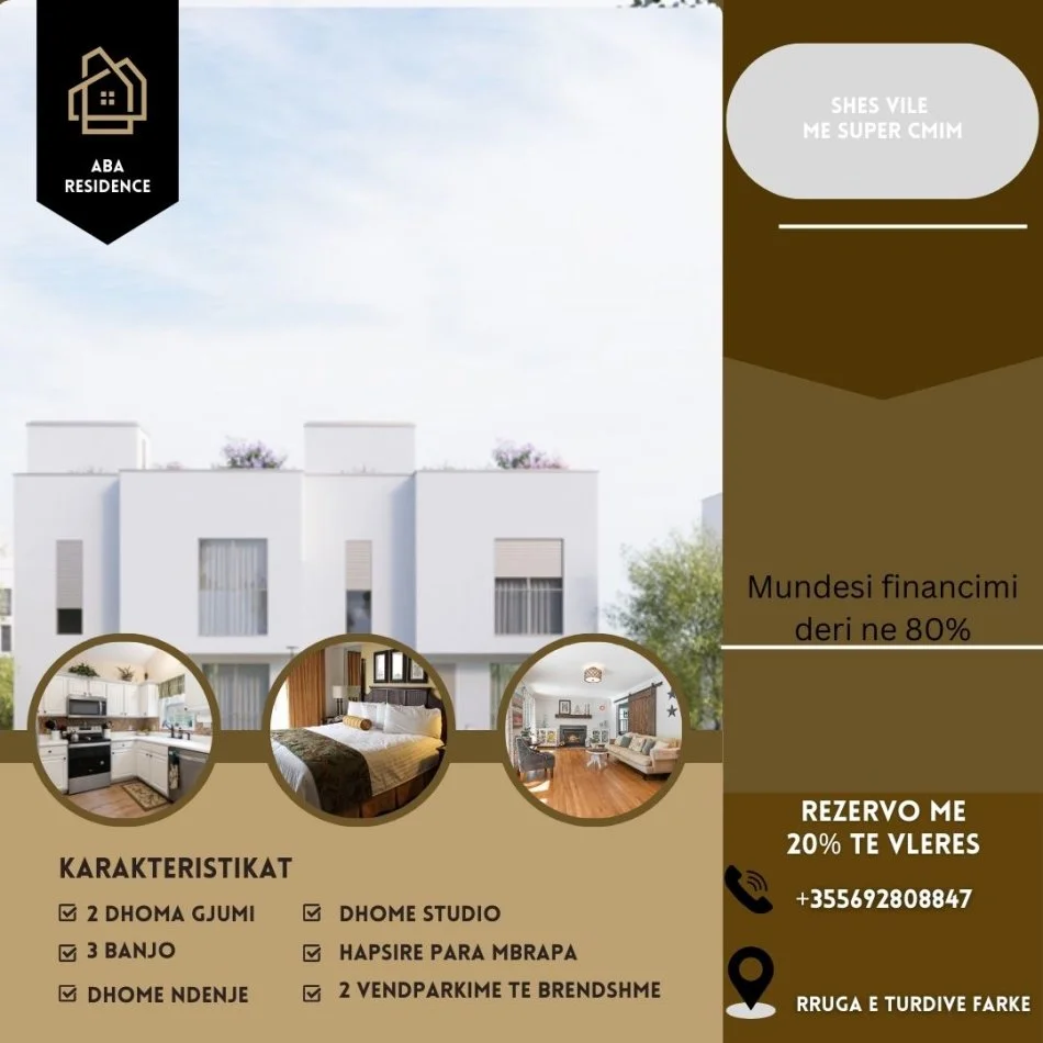 Tirane, shes Vile 3 Katshe Kati 2, 196 m² 360.000 € (Rruga e turdive)