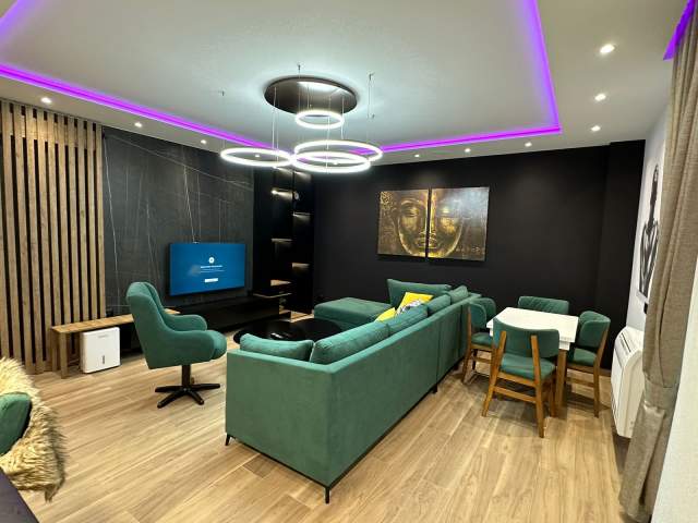 Tirane, jepet me qera apartament 1+1+BLK Kati 2, 82 m² 1.000 Euro (REzidenca Halisof, TEG)