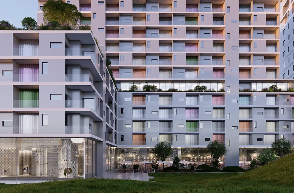 Tirane, shitet apartament 1+1+Ballkon Kati 6, 85 m² 128.400 € (Moa Residence)