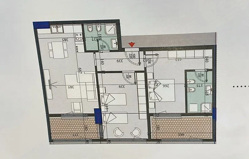 Colonade Residence, shitet Ap 2+1, 122 m² 1.550 €/m² 💥
