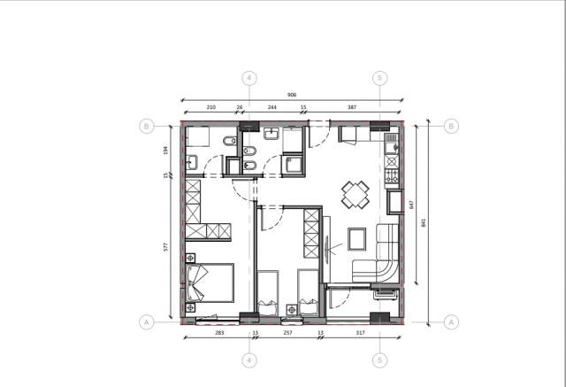 Tirane, shes apartament 2+1+BLK Kati 2, 86 m² 87.000 Euro (Rruga Pasho Hysa)