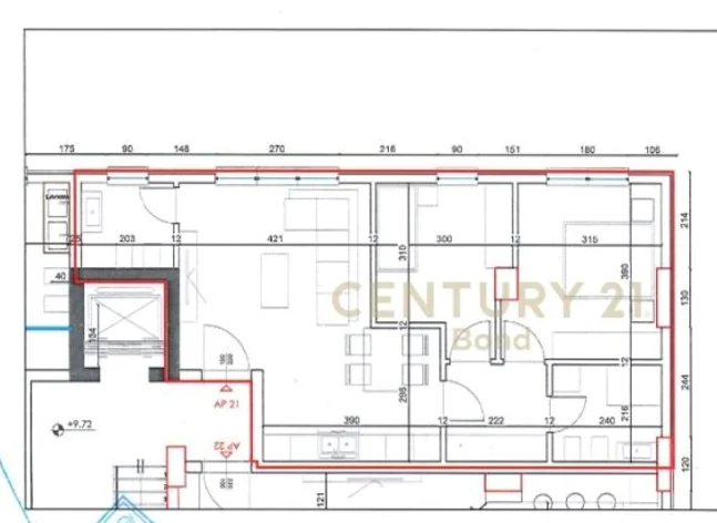 Tirane, shitet apartament 2+1 Kati 6, 87 m² 140.000 € (Perballe Xibrakut)