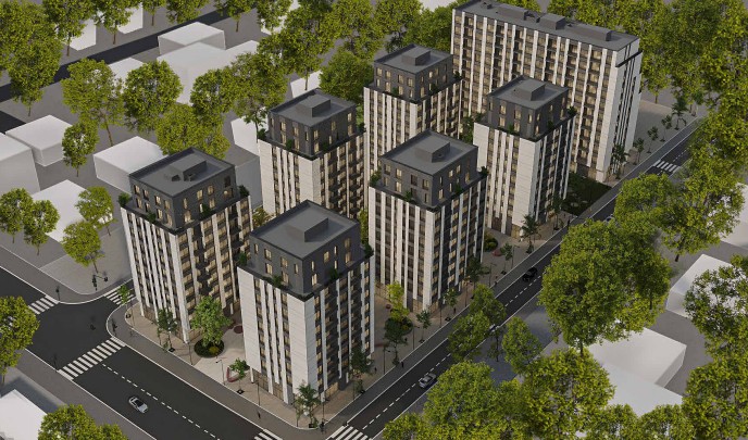 Tirane, shitet apartament 2+1+Aneks+Ballkon Kati 6, 100 m² (5 Maj)