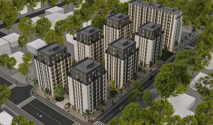 Tirane, shitet apartament 2+1+Aneks+Ballkon Kati 6, 100 m² (5 Maj)