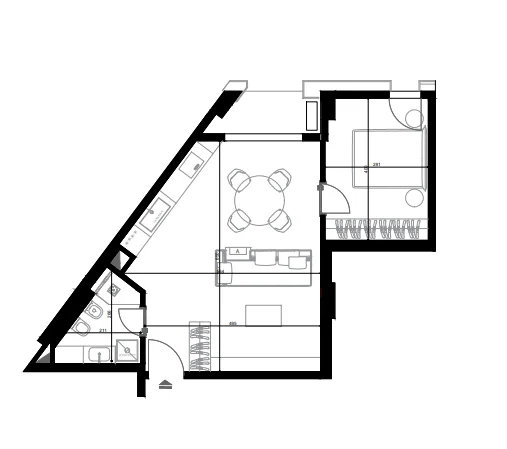 Tirane, shitet apartament 1+1 Kati 8, 73 m² (river side residence - bulevardi gjergj fishta)