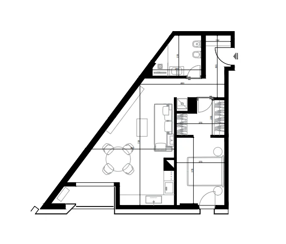 Tirane, shitet apartament 1+1 , 86 m² (river side residence - bulevardi gjergj fishta)