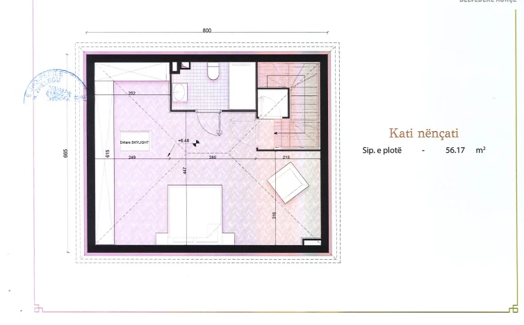 Korce, jepet me qera Vile 3 Katshe , 481 m² 355.960 € (Vila Belvedere tek mali I thate)