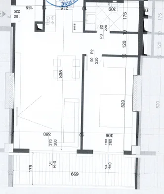 Tirane, shitet 1+1 Kati 21, 101 m² 274.620 € (44 tower)