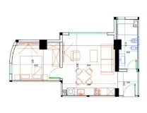 Durres, shitet apartament 1+1+Ballkon Kati 1, 62 m² 100.464 € (Golem, Durres)