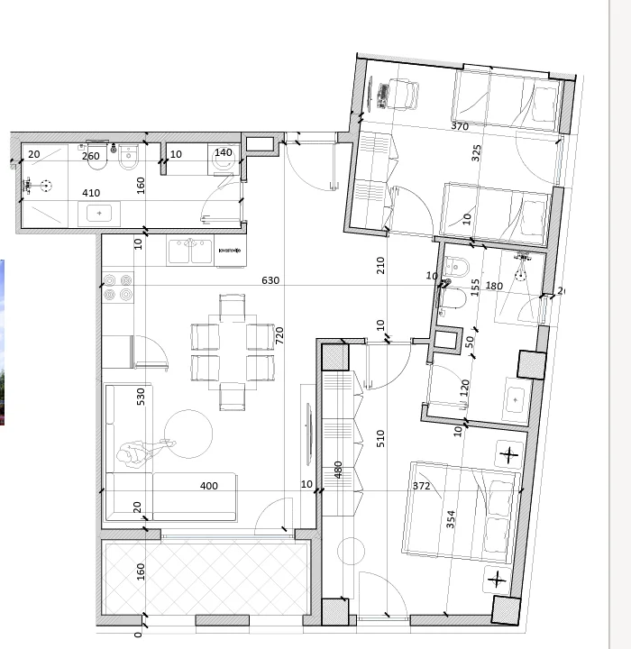 Tirane, shitet apartament 2+1 Kati 6, 100 m² 89.000 € (Kamez)