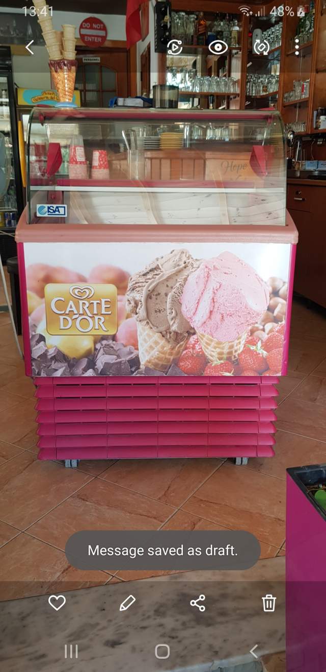 Pogradec, shes frigorifer akullore 900 Euro