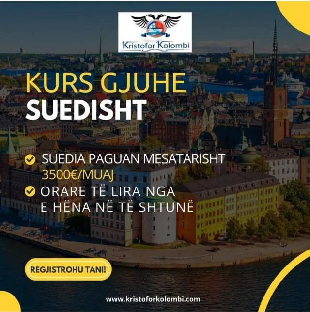 Tirane, ofrojme kurse gjuhe Suedisht
