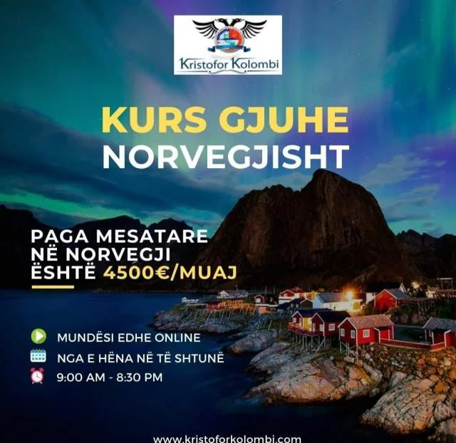 Tirane, ofrojme kurse gjuhe Norvegjisht