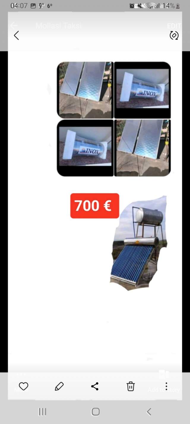 Elbasan, shes Panele diellore 700 €