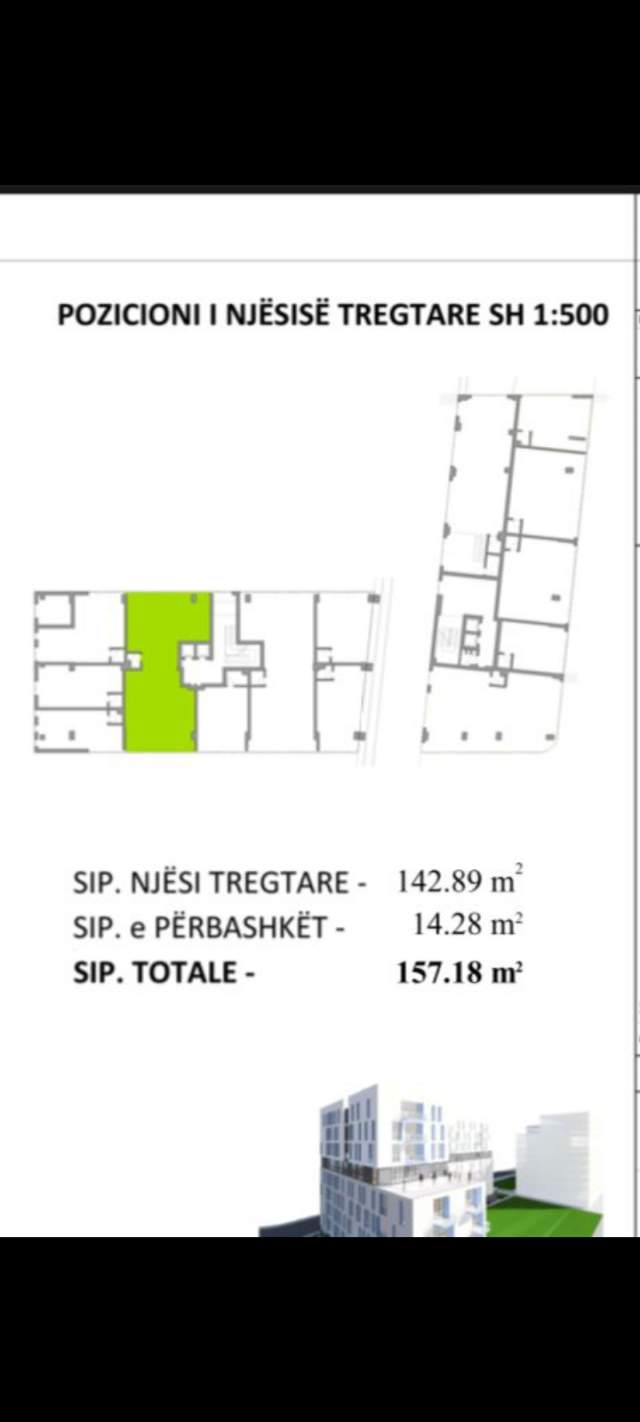 Tirane, shitet dyqan Kati 0, 175 m² 375.000 Euro (Tregu ushqimor)