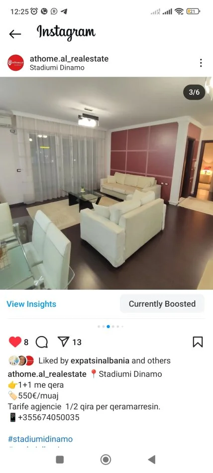 Tirane,  qera apartament 1+1+Ballkon Kati 5, 59 m² 499 € (Sulejman Delvina)