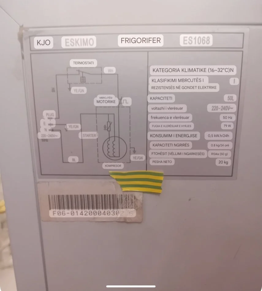 shes Mini frigorifer ESKIMO