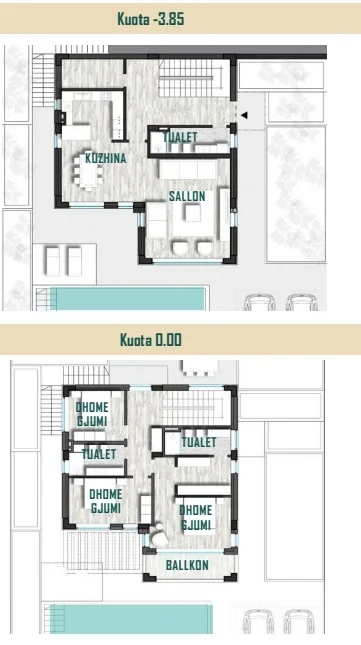 Dhermi - Palase, shes Vile 2 Katshe Kati 2, 220 m² (Palase)