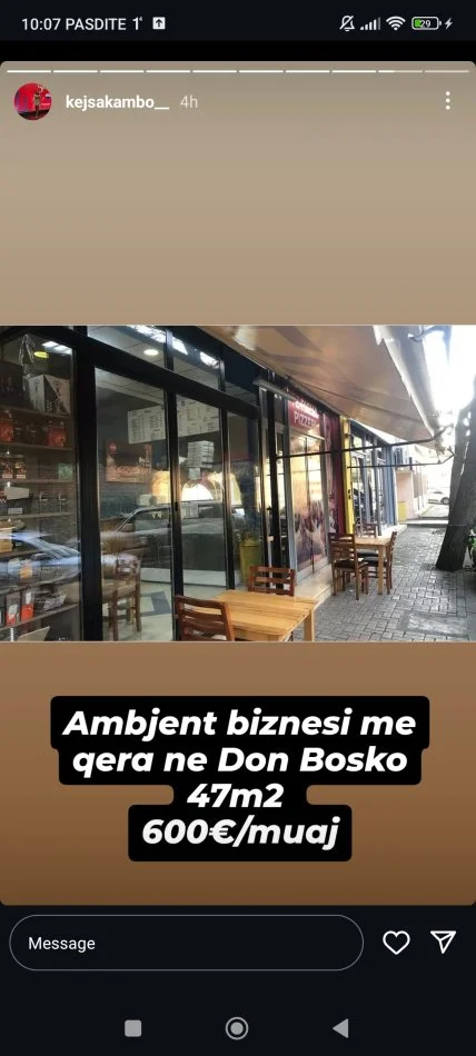 Tirane, jepet me qera lokal , 50 m² 602 € (Don Bosko)